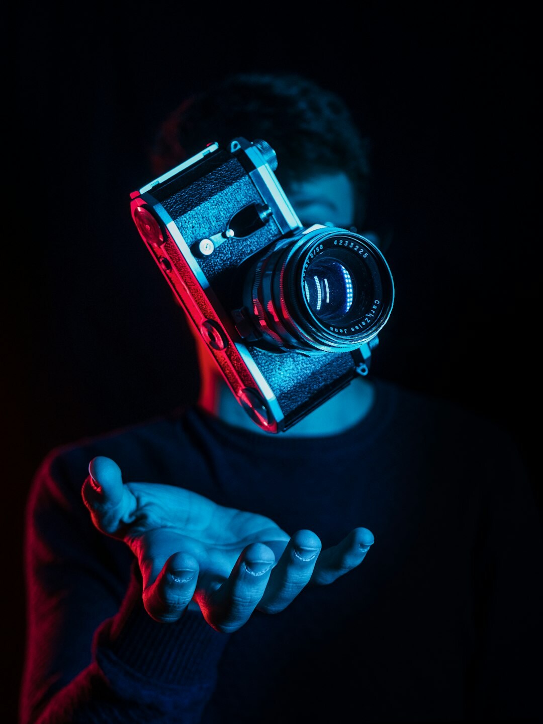 Portrait of a lead camera operator in a television studio